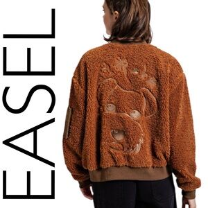 361:  EASEL NWT HOODED JACKET TOAST (OCL)